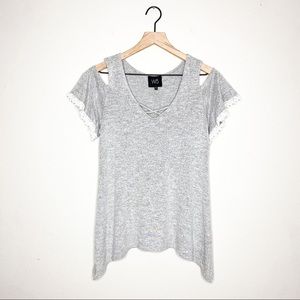 W5 Anthropologie Cold Shoulder Top